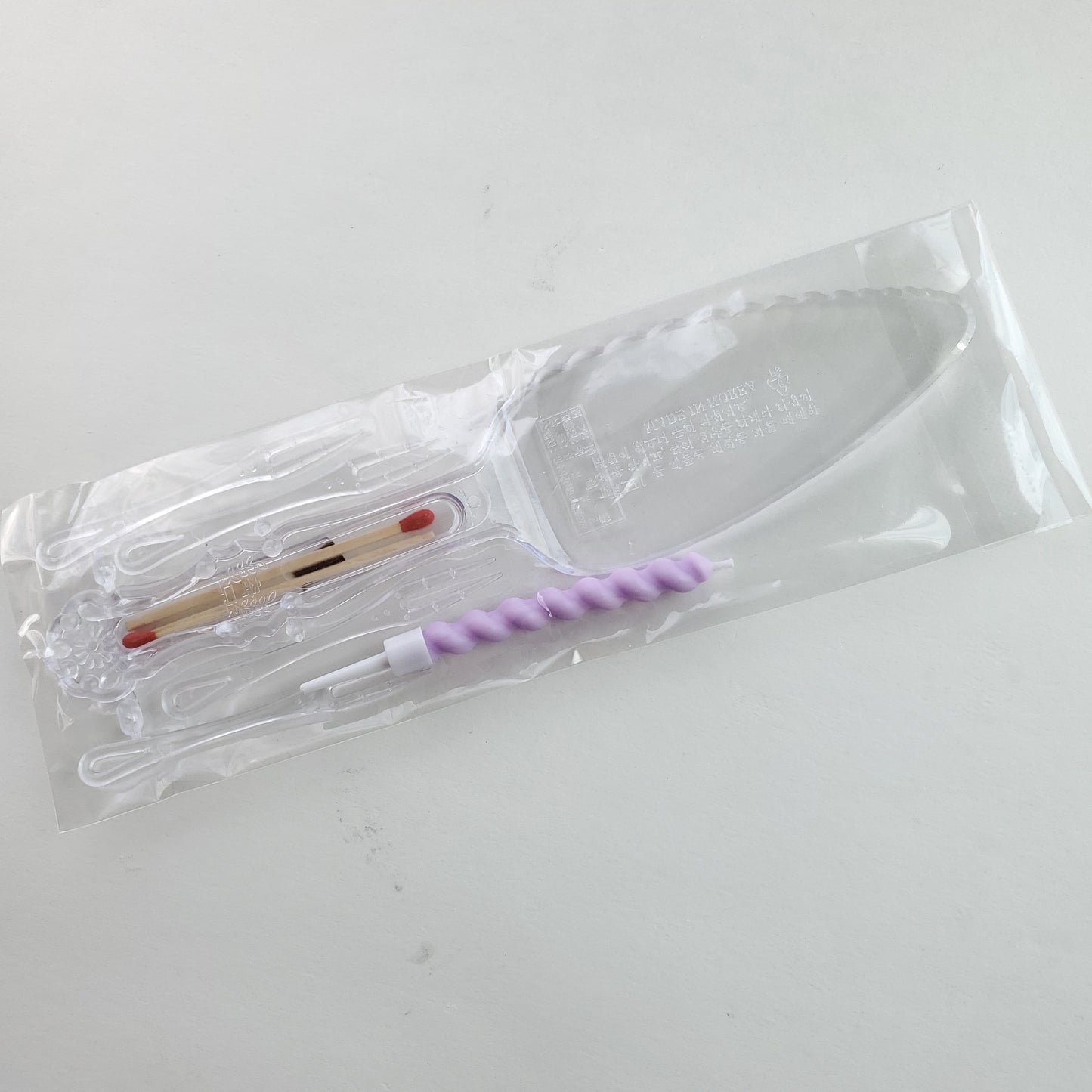 Cake Knife & Candle Set